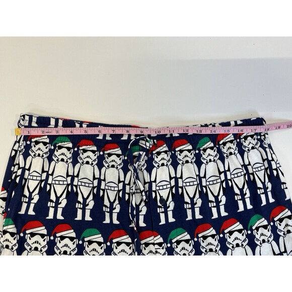 MEN’S STAR WARS CHRISTMAS STORM TROOPER IN SANTA HATS COTTON PAJAMA‎ PANTS SZ XL - Picture 5 of 7